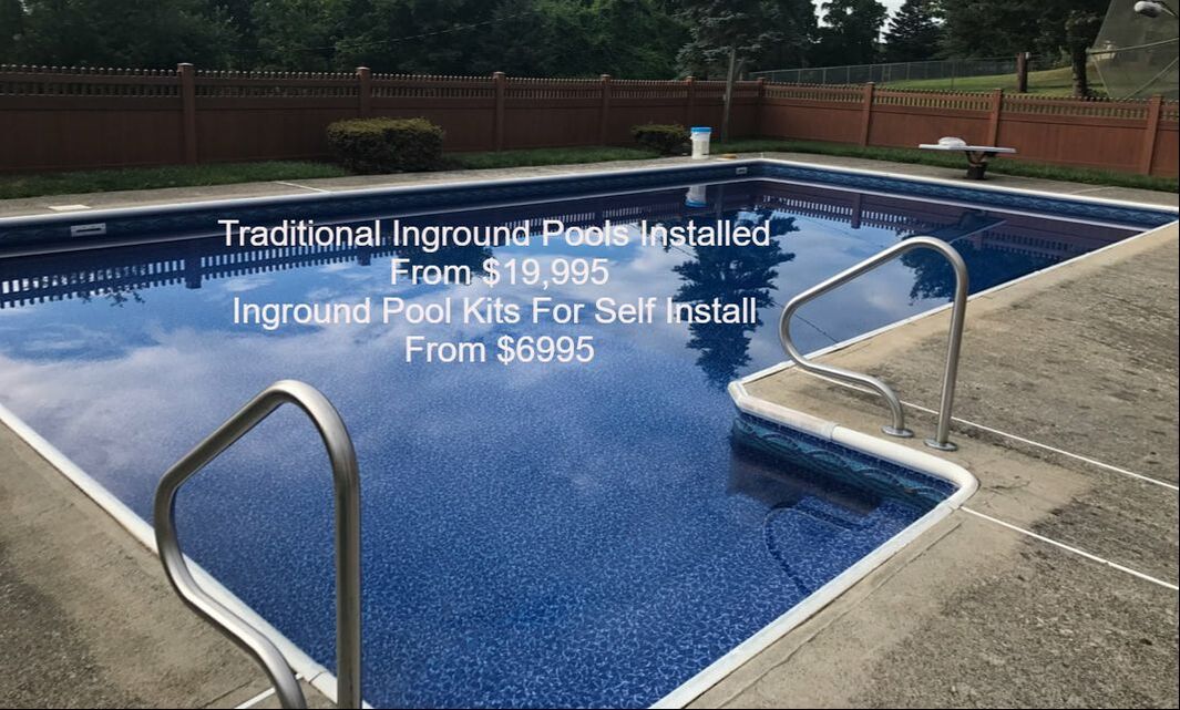 in ground rectangle pool/ in ground l shape pool