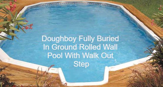 in ground doughboy pool