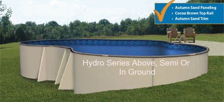 hydrosphere semi inground and Inground Pools By Doughboy Pools
